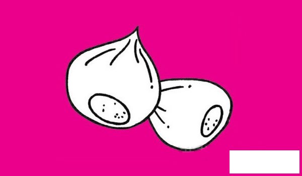 坚果简笔画图片