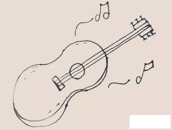 吉他简笔画