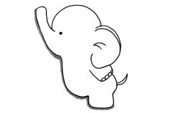 两款大象幼儿简笔画轻松学
