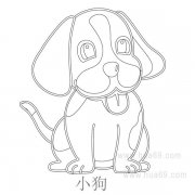 儿童简笔画:小狗