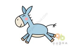 5种陆地动物简笔画图片大全