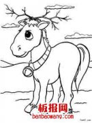 鹿宝宝简笔画
