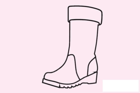 靴子简笔画图片