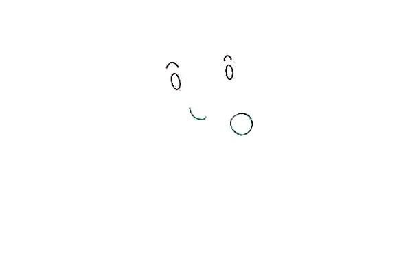 卡通老鼠简笔画步骤图