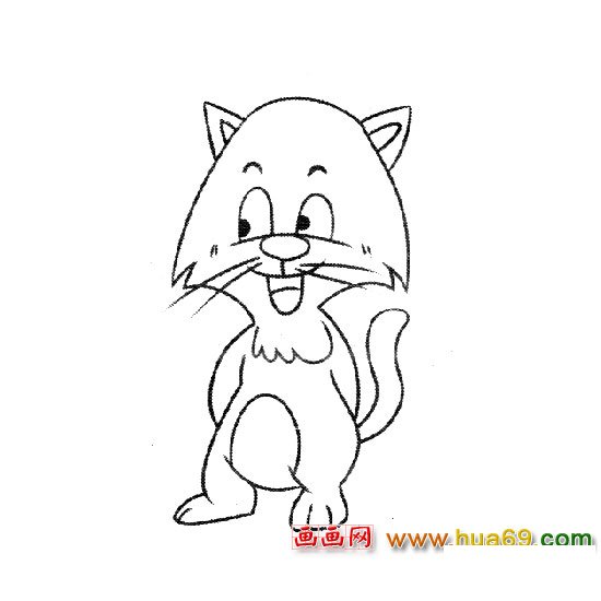 简笔画│卡通小猫3