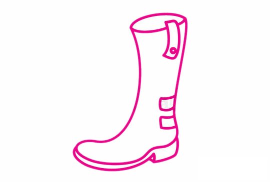 靴子简笔画图片