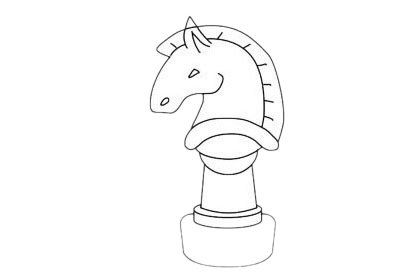 国际象棋简笔画图片大全作品一