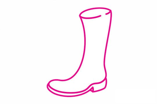 靴子简笔画图片