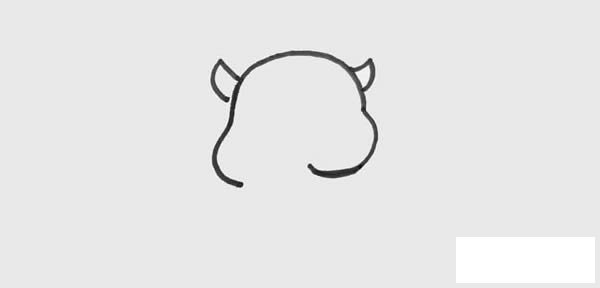 仓鼠简笔画,可爱的小仓鼠简笔画画法步骤图片