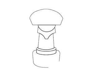 国际象棋简笔画图片步骤三