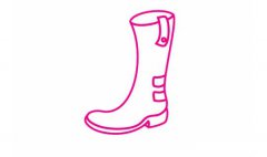 靴子简笔画的画法及图片大全