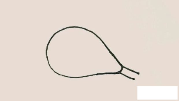 鸡腿简笔画的画法