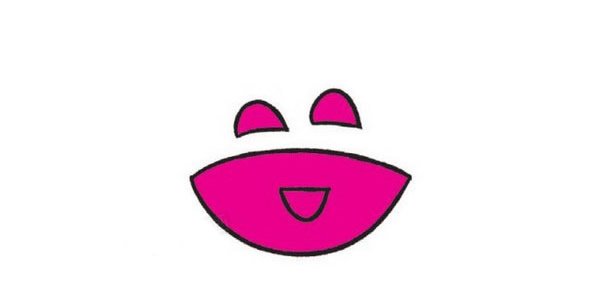 螃蟹简笔画图片