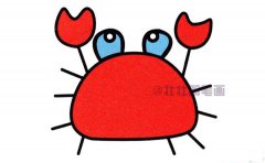 螃蟹简笔画画法_怎么画螃蟹的简笔画