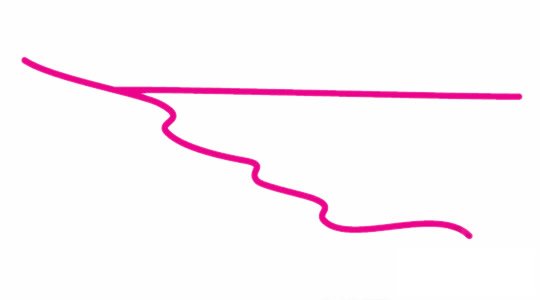 海滩风景简笔画图片