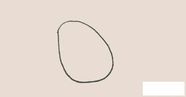 牛油果简笔画步骤教程