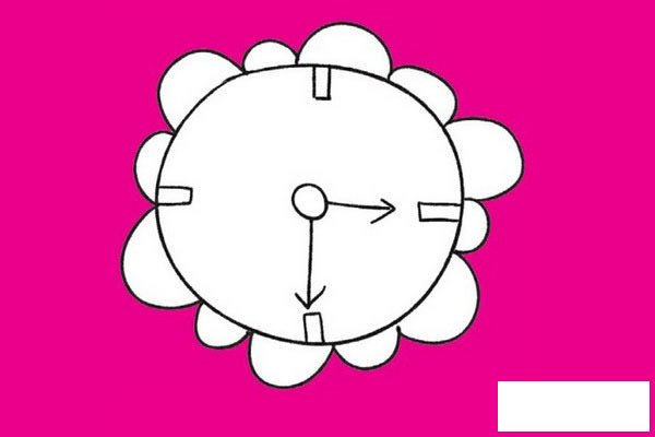 钟表简笔画图片大全作品三