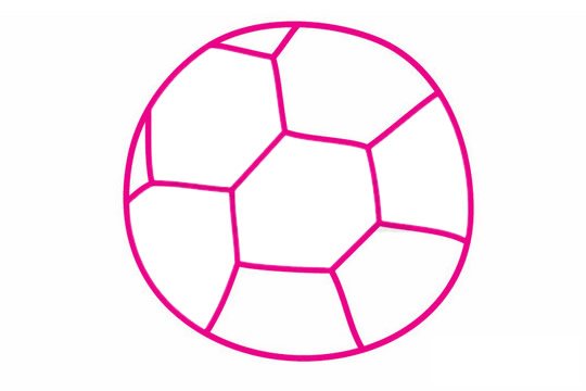 足球简笔画图片