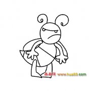 生气的蜜蜂简笔画2