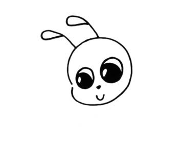 采花蜜的蜜蜂简笔画图片