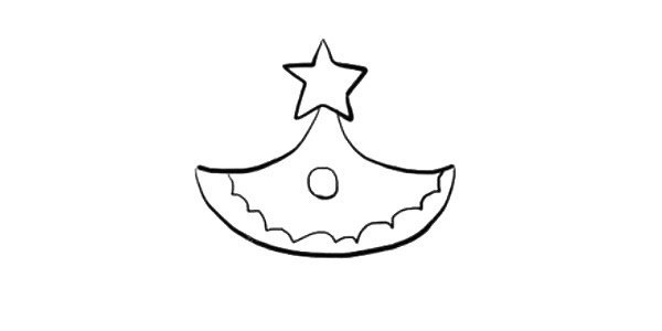 圣诞树简笔画步骤图