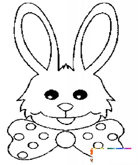 可爱小兔子简笔画4