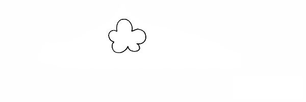 梅花简笔画彩色画法