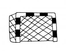 足球球门简笔画怎么画