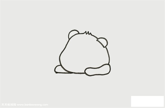 熊猫怎么画简单又可爱
