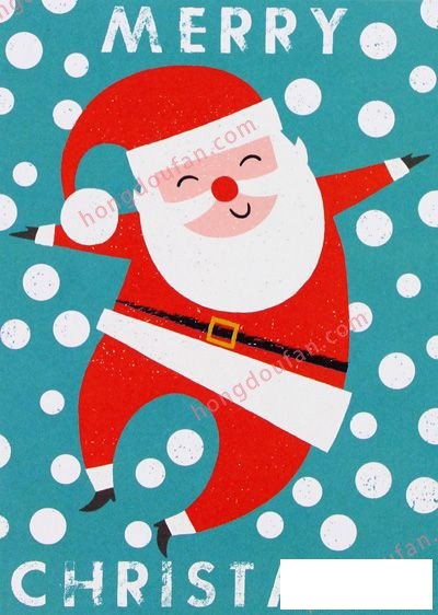 红色绿色圣诞节 圣诞节简笔画大全 简笔画 第7张