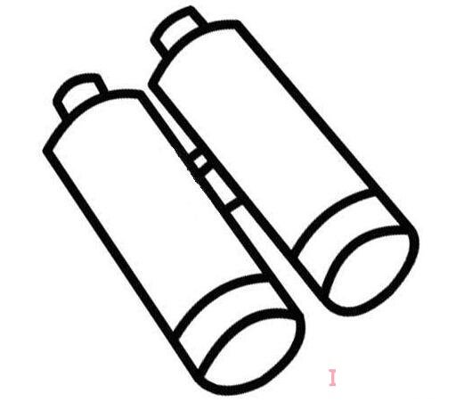 儿童望远镜简笔画画法步骤图简单好看