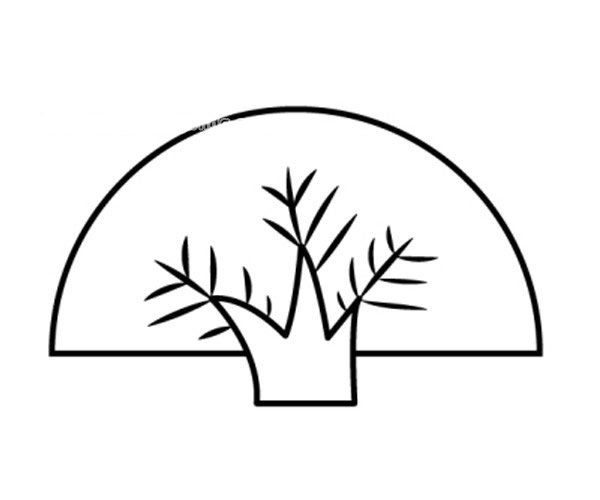 大树简笔画图片