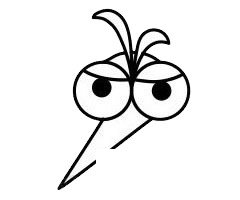 蚊子简笔画图片