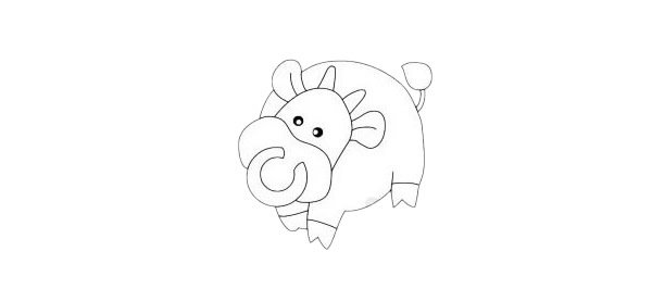 水牛简笔画图片