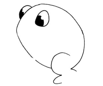 蟾蜍简笔画图片