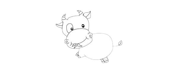 水牛简笔画图片