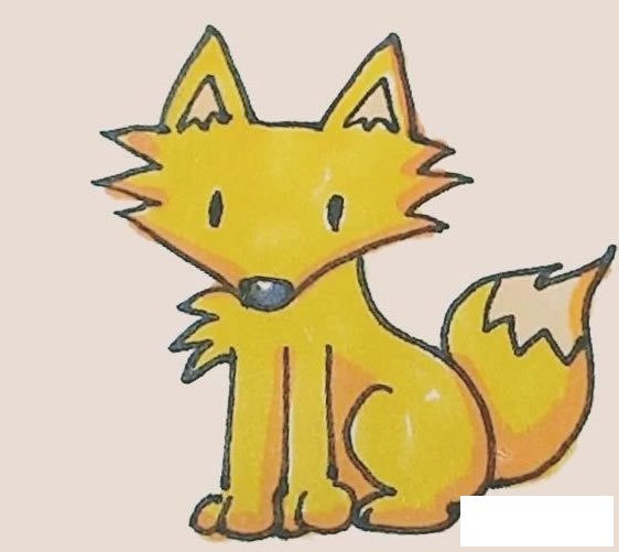 狐狸简笔画