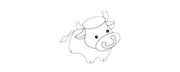 卡通水牛简笔画图片