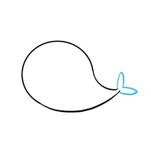 独角鲸简笔画