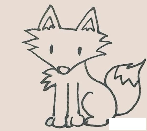 狐狸简笔画
