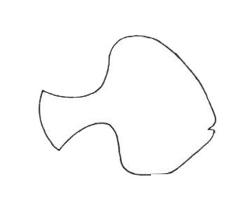 黄鳍鲳简笔画图片