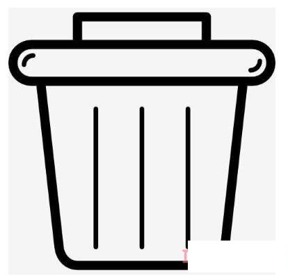 卡通垃圾桶的画法简笔画涂颜色简单