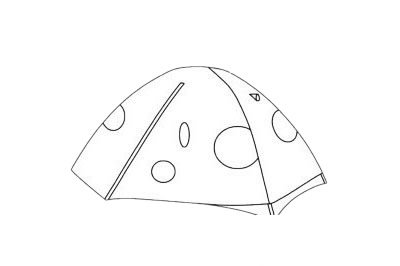 帐篷简笔画图片大全作品四