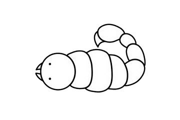 蝎子简笔画图片