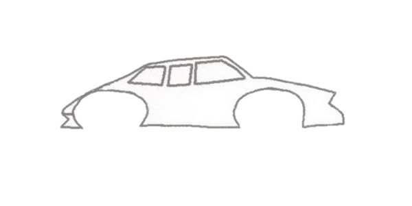 赛车简笔画图片
