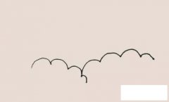 火山喷发/火山爆发简笔画的步骤画法