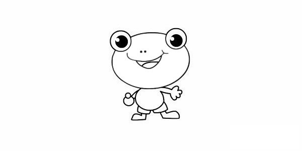 卡通青蛙简笔画图片