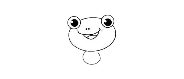 卡通青蛙简笔画图片
