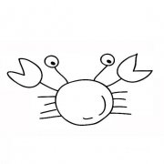 螃蟹的简单画法3