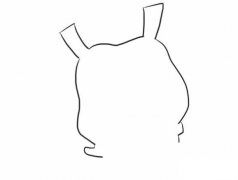 卡通小狗简笔画步骤教程